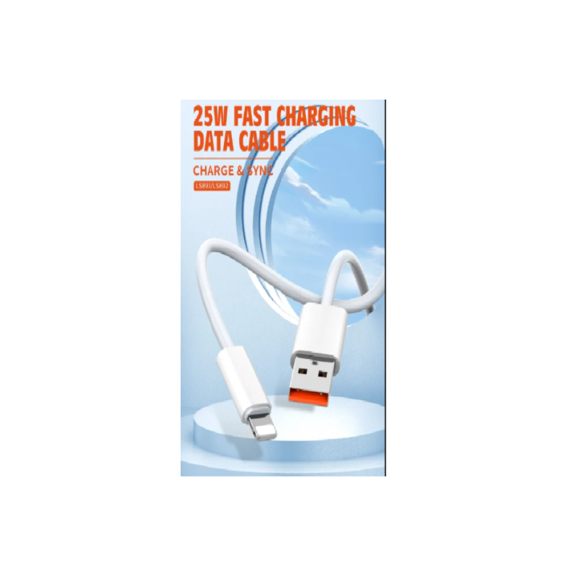 كابل فوجي للشحن السريع بقوة ٢٥ واط - USB-C، وMicro USB، وLightning (١٠٠٠ مم)